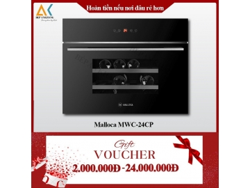 Tủ Bảo Quản Rượu Âm Tủ Malloca MWC-24CP - Made In Trung Quốc